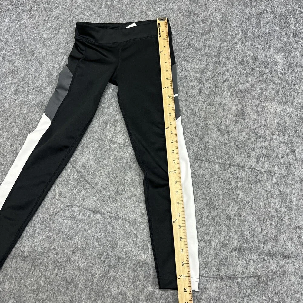 Nike Dri-Fit Tights Girls Small Tight Fit Athletic Trophy Gym Training Workout